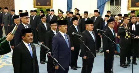 Prabowo Reshuffle Kabinet, Sejumlah Menteri dan Pejabat Negara Dilantik