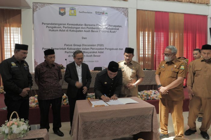 Bupati Aceh Besar Syech Muharram Tegaskan Kepastian Hukum untuk Lindungi Hak Masyarakat Hukum Adat
